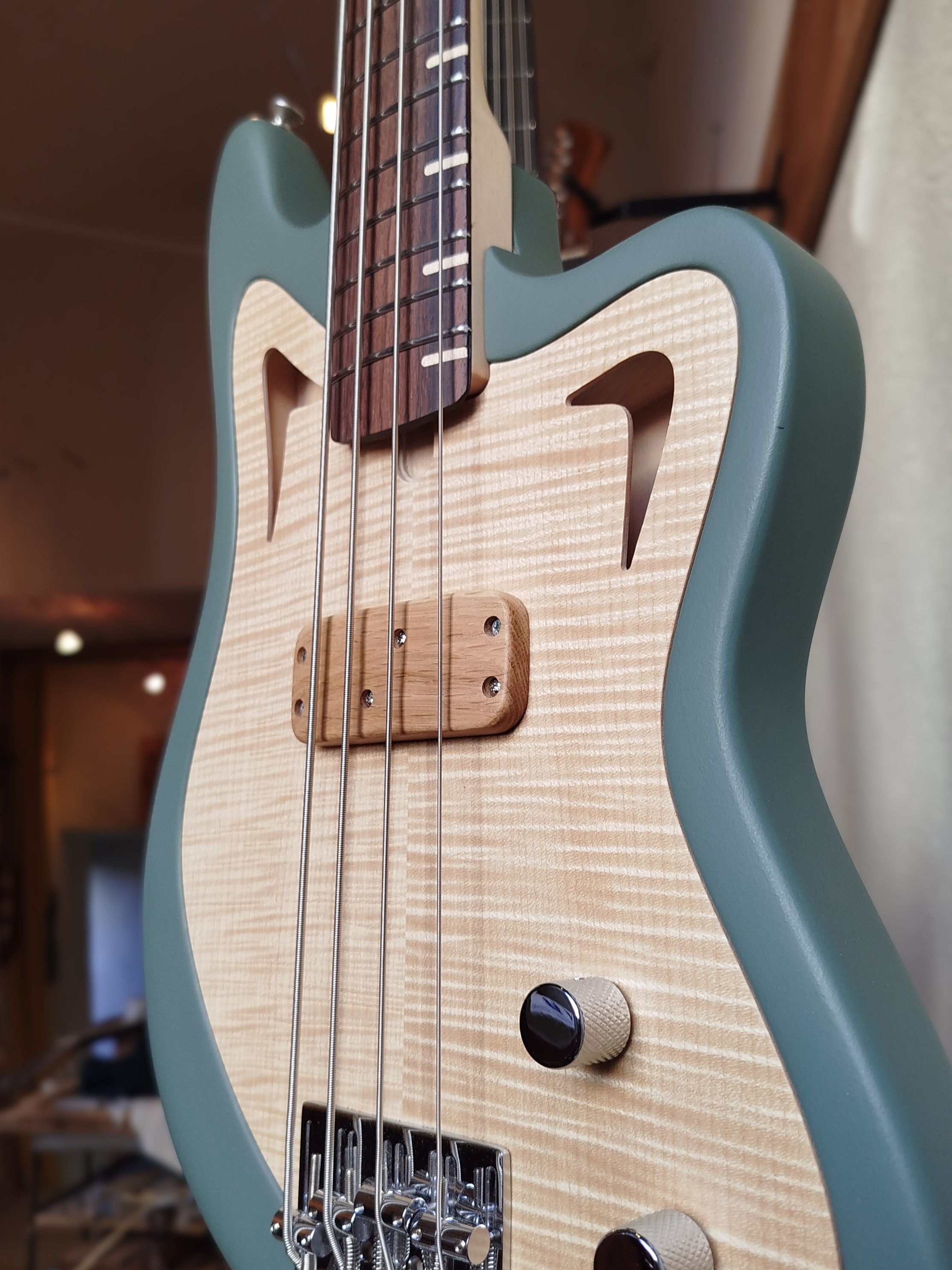 Basse électrique 4 Cordes « Ombre Fougère »